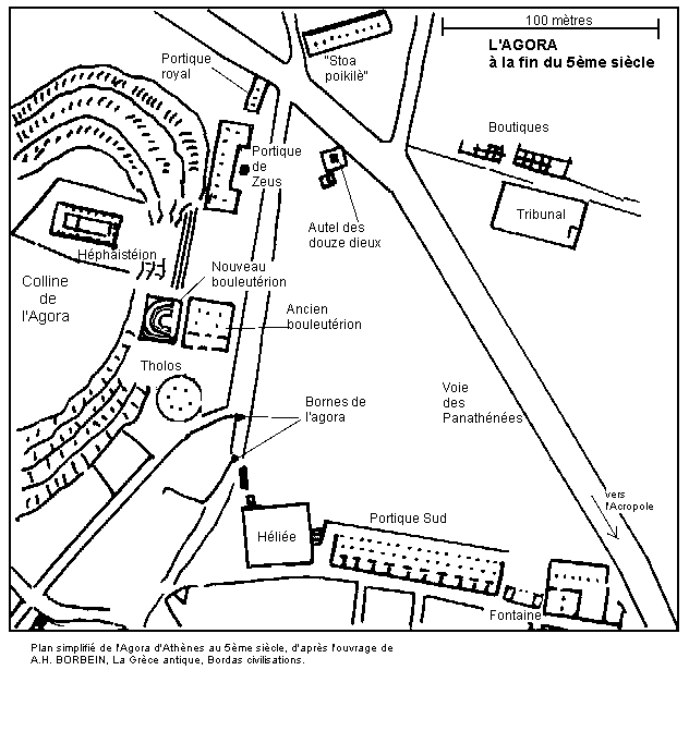 Plan de l'agora