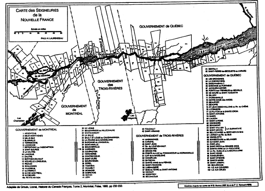 Les seigneuries de la Nouvelle-France