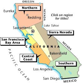 Carte de la Sierra Nevada