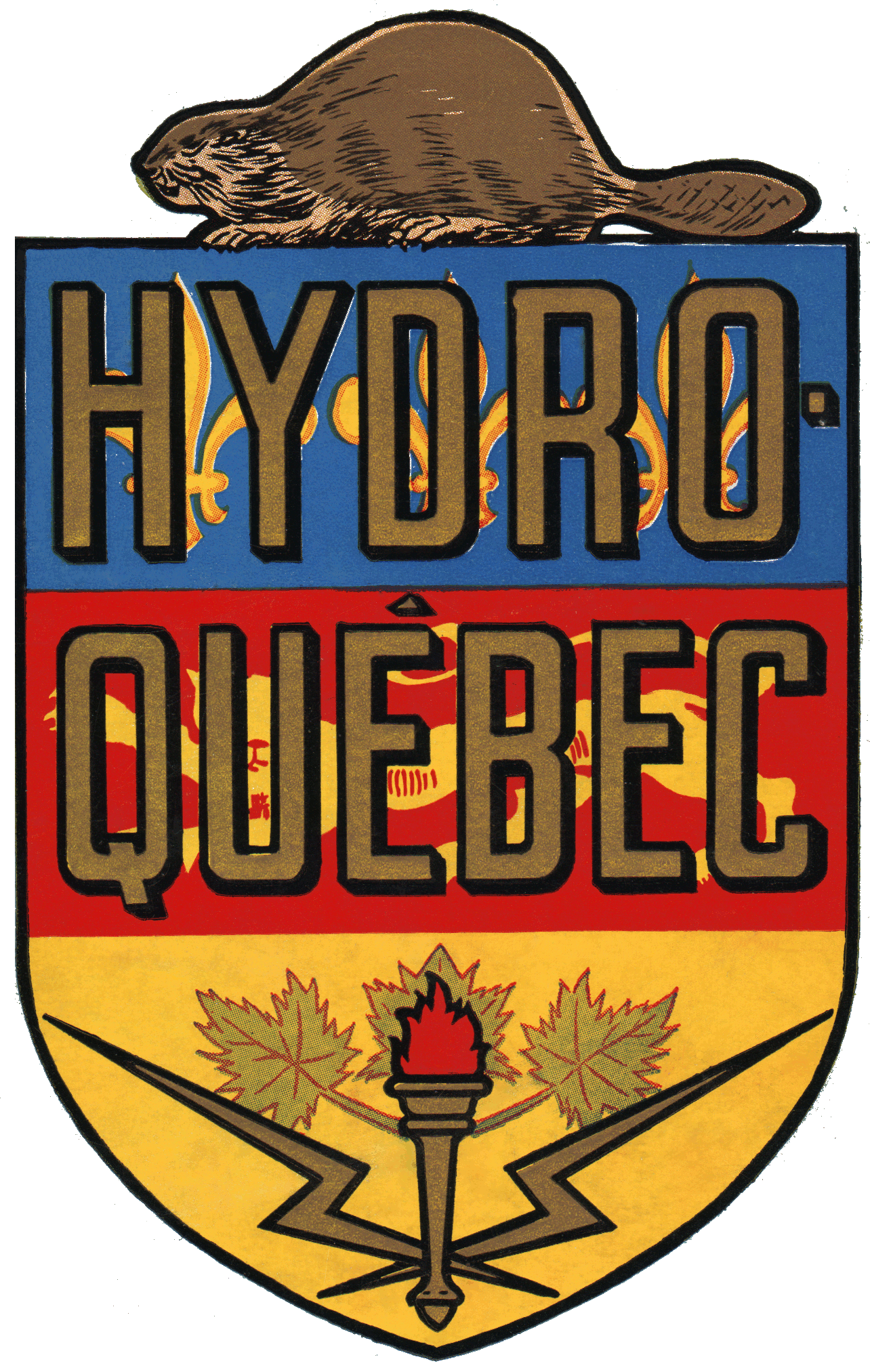 The Hydro-Québec logo in 1944.