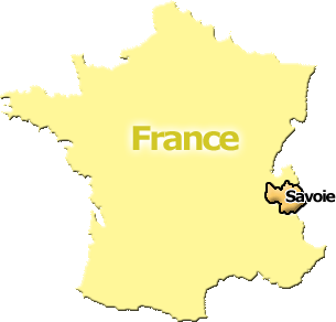 Situation de la Savoie dans la France