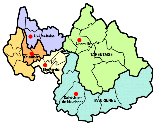 Carte de la région