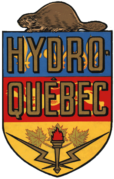 Hydro-Québec’s Logo From 1944 to 1964.