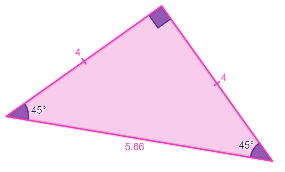 Isosceles right triangle