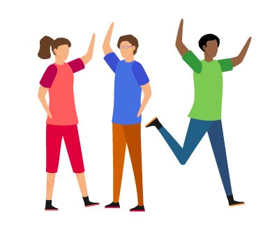 Friends hanging out.