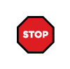 A stop sign.