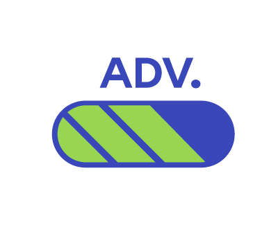Progress bar with the abbreviation “ADV.” for advanced vocabulary.