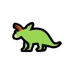 A triceratops