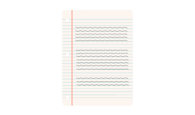 A list on a piece of paper.