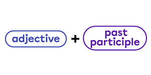 Making compound adjectives using an adjective and a past participle.