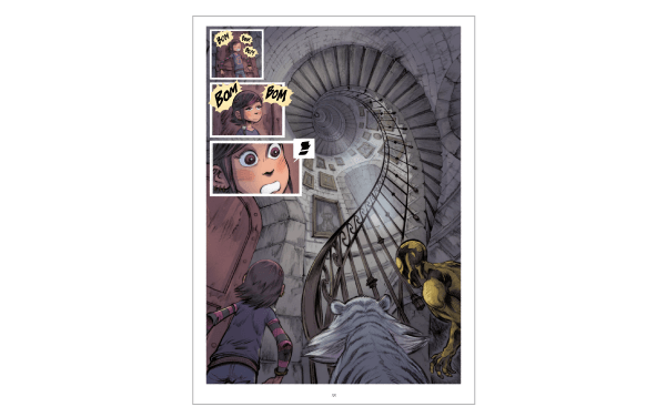 Un exemple d’angle en contreplongée.