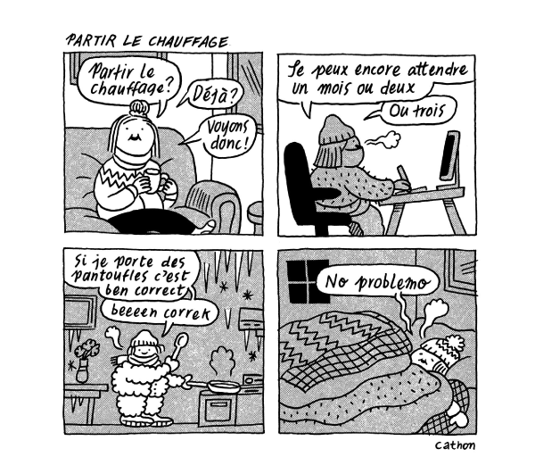 Un exemple d’illustrations en noir et blanc.