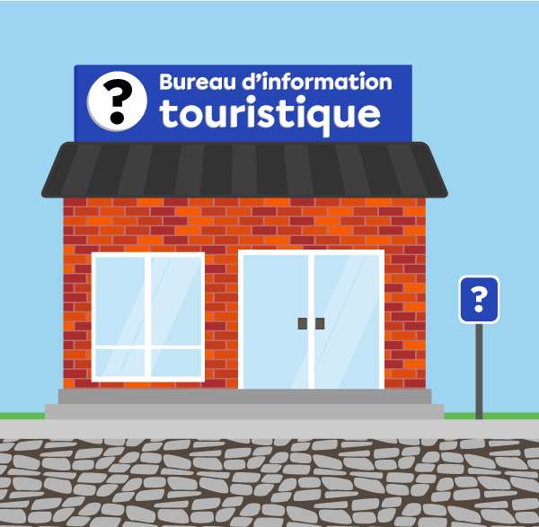 Un bureau d’information touristique.