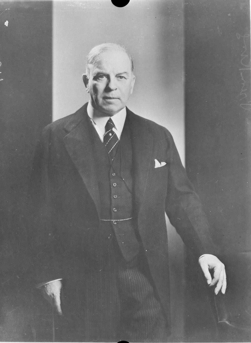 Photographie de William Lyon Mackenzie King.