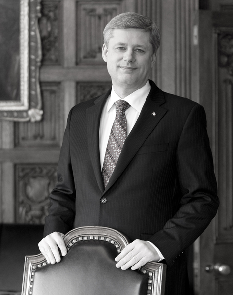 Photographie de Stephen Harper.