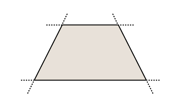 Représentation des caractéristiques du trapèze - 1