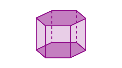 Hexagonal-based prism