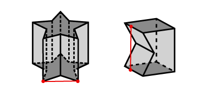  Exemples de polyèdres non convexes