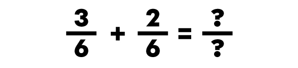 Exemple d’addition de fractions à l’aide du PPCM-5