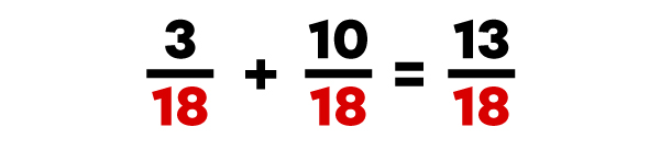 Exemple d’addition de fractions dont le dénominateur est différent-7