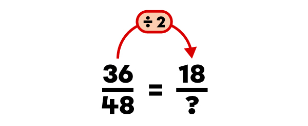 Exemple de fraction réduite en faisant plusieurs petites réductions-2