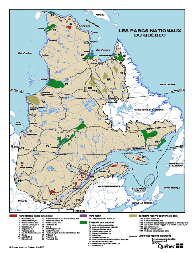 Les Parcs Naturels Du Canada Et Du Qu Bec Alloprof   8048i6 