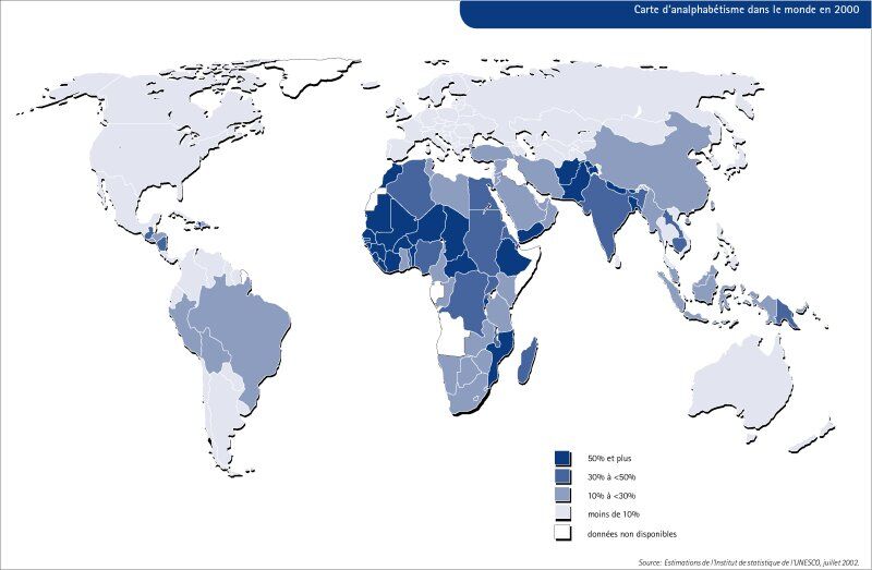 La carte thématique | Secondaire | Alloprof