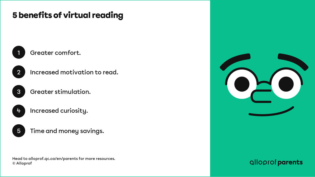 The benefits of virtual reading