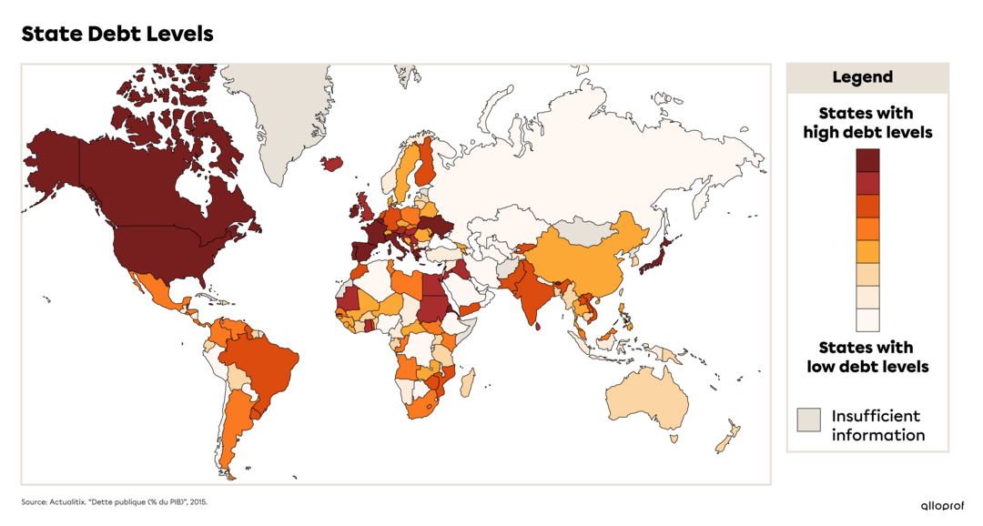 Debt Burden of States | Alloprof