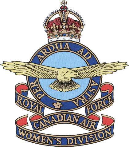 Royal Canadian Air Force Women’s Division emblem.