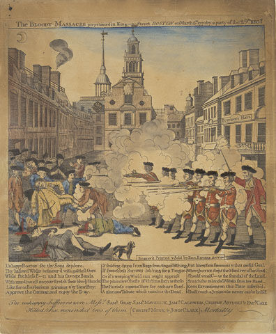 Le massacre de Boston