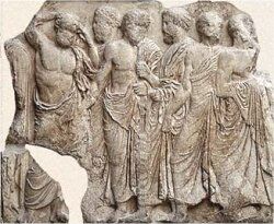 Un exemple des frises de marbre de l’Acropole