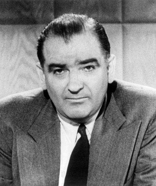 A photo of Joseph McCarthy.