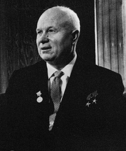 A photo of Nikita Krushchev.