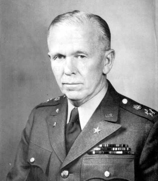 A photo of George Marshall.