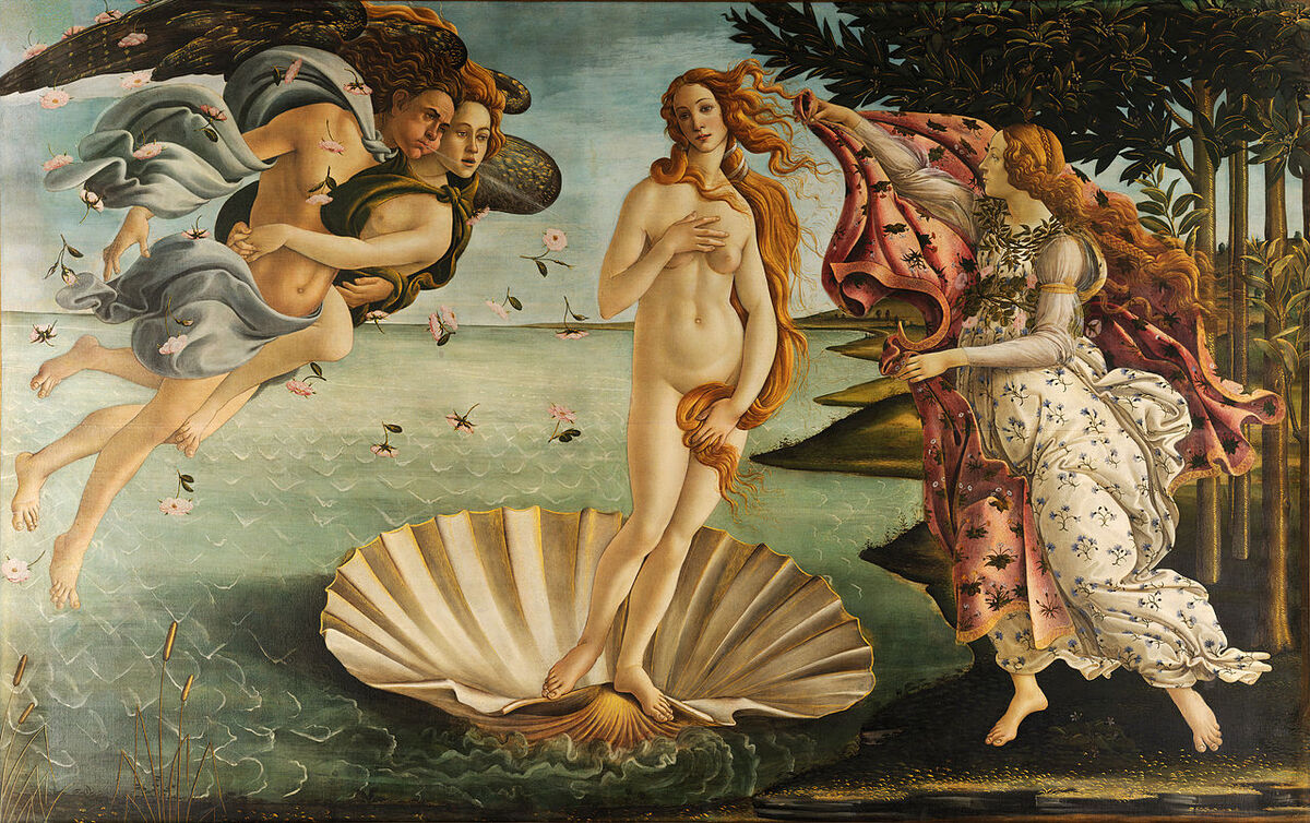 The Birth of Venus by Sandro Botticelli.