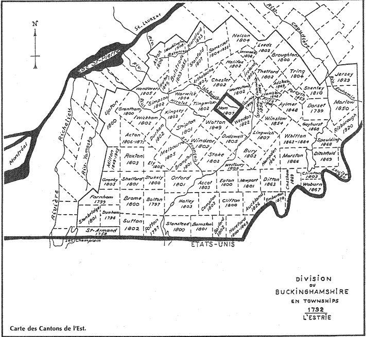 ​Naissance des Cantons de l'Est