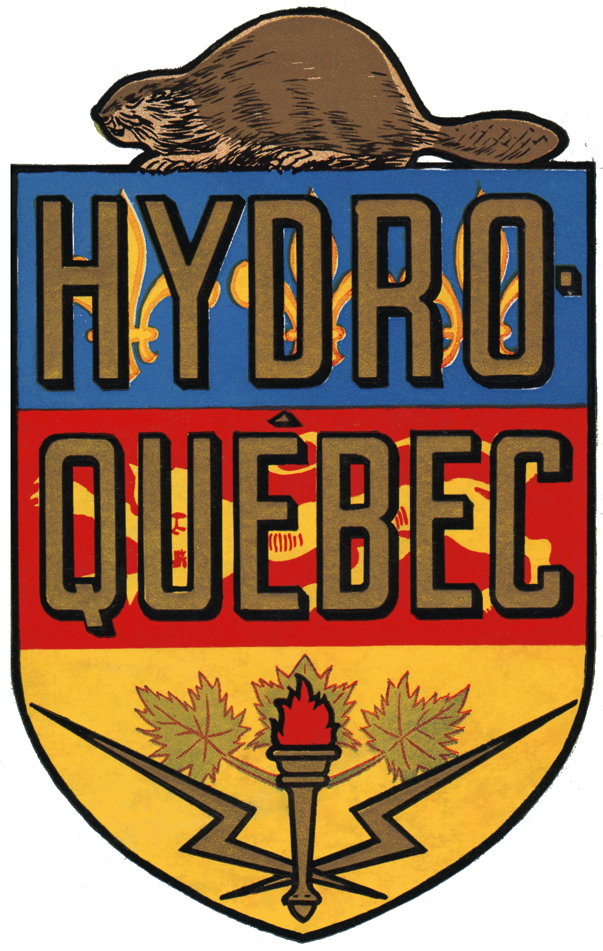 ​Le logo d'Hydro-Québec en 1944