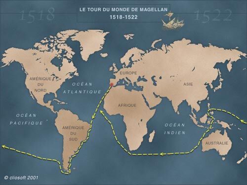 Le tour du monde de Magellan