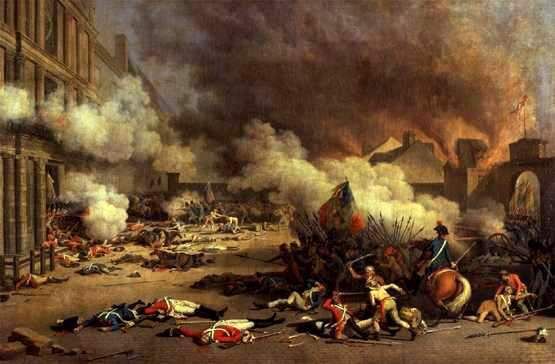 Le palais des Tuileries envahi par le peuple en colère