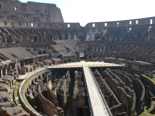 L'intérieur du Colisée