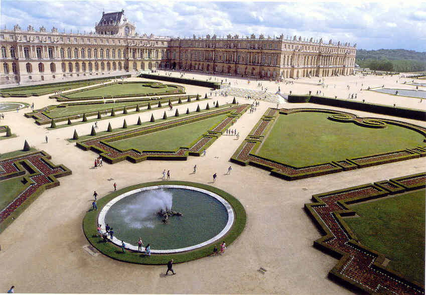 Vue sur le Château de Versailles