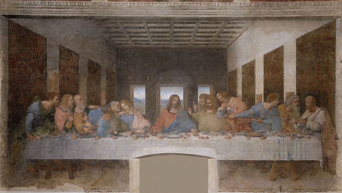 Leonardo da Vinci's Last Supper is a fine example of the use of perspective.