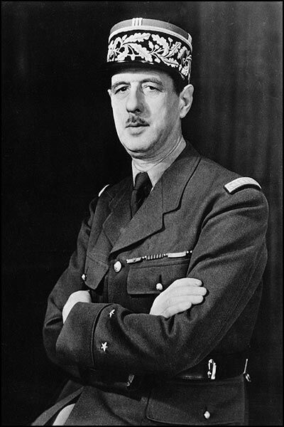 Général de Gaulle durant la Seconde Guerre mondiale