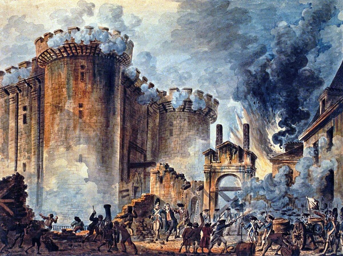 La prise de la Bastille, le 14 juillet 1789