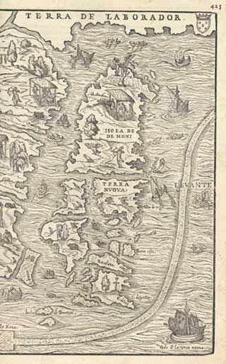 Cartographie des voyages de Jean Cabot