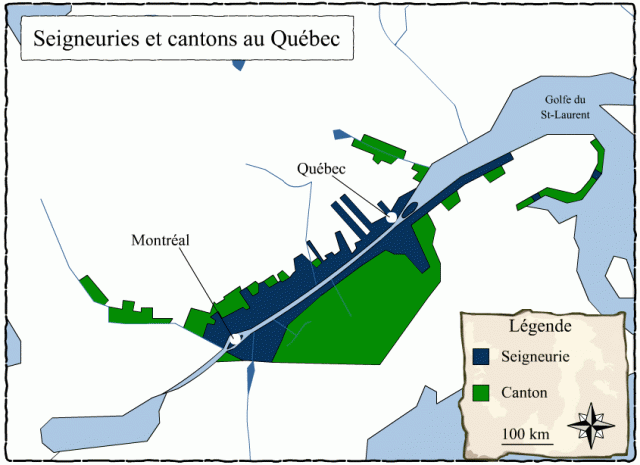  seigneuries au Québec