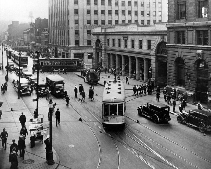 Trams.