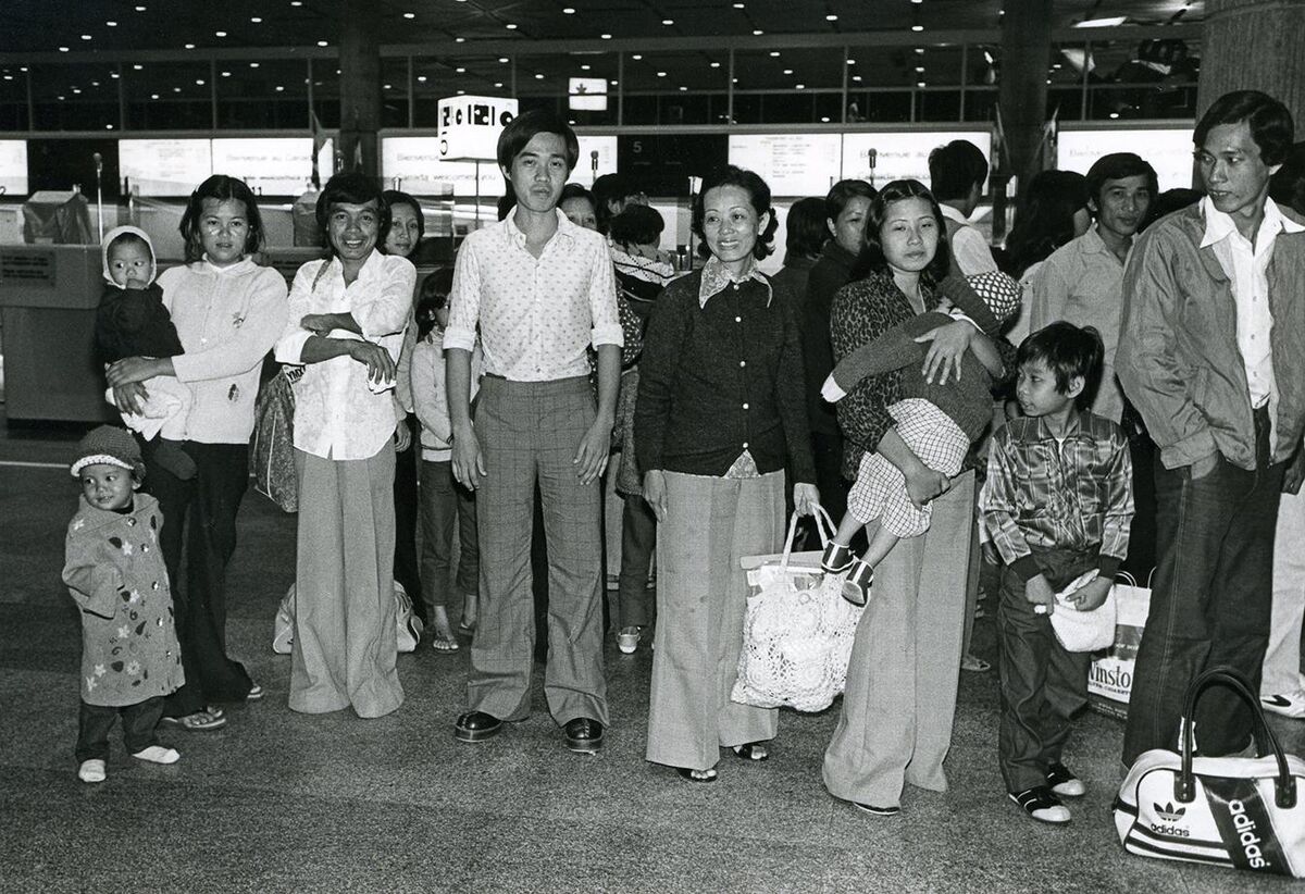 Famille vietnamienne.