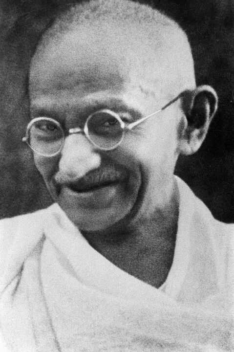 Mahatma Gandhi.